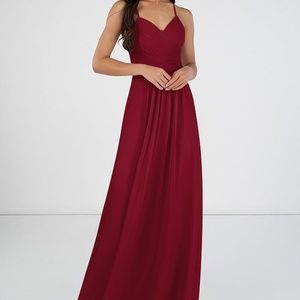 Azazie “Haleigh” Burgundy Dress Size A2